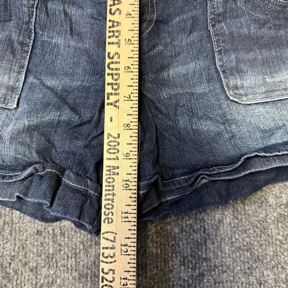 KUT from the Kloth Shorts Womens Size 10 Dark Wash Denim Stretch Distressed